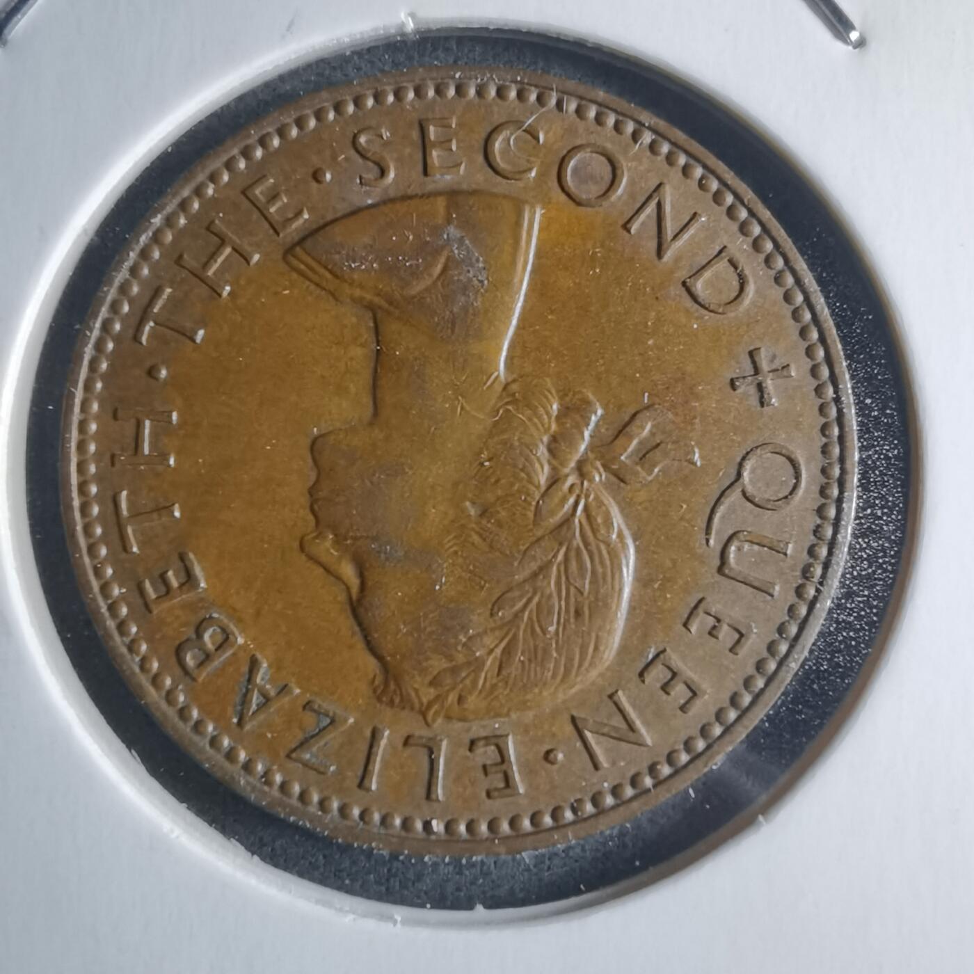 沼泽如烟--第946场 新西兰1959年半便士