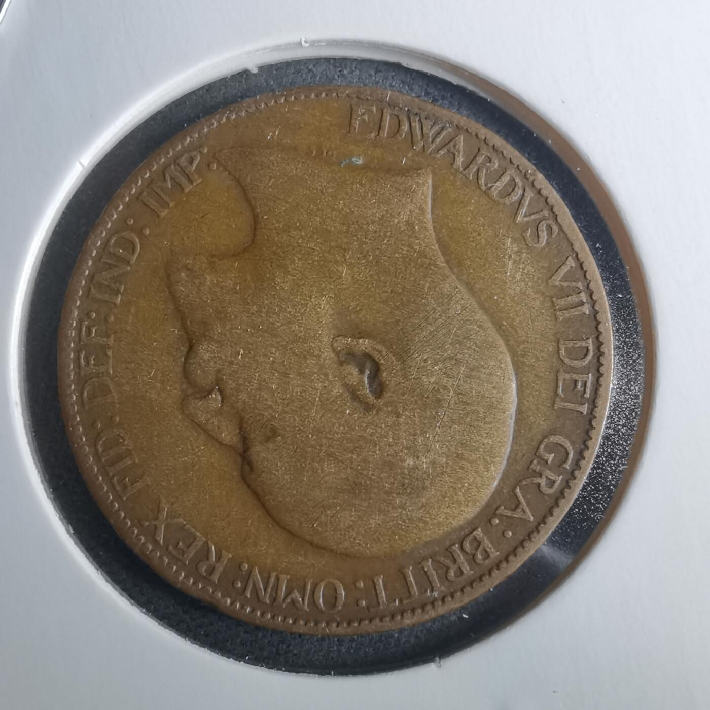 沼泽如烟--第946场 英国1909年半便士