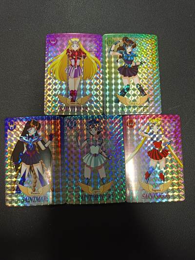 天玑星卡拍第154期《12.25周四截拍》持续收拍收评中 满赠卡需备注 - 美少女战士 圣斗士星矢 格子闪 5张