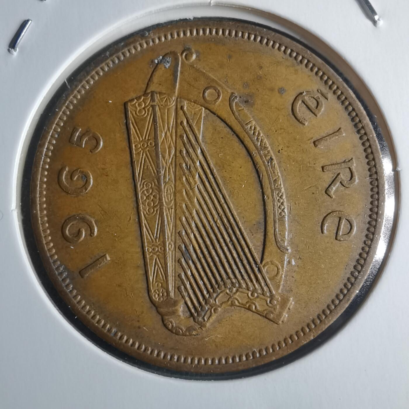 沼泽如烟--第946场 爱尔兰1965年1便士