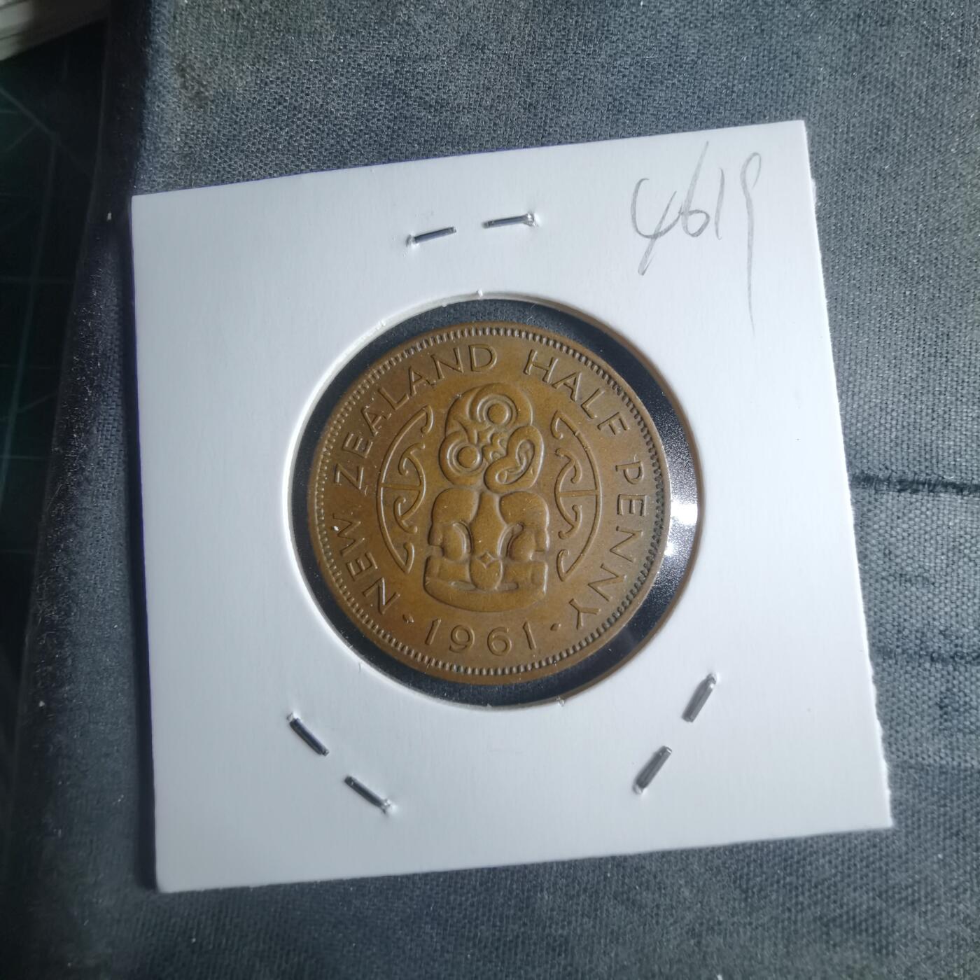 沼泽如烟--第946场 新西兰1961年半便士