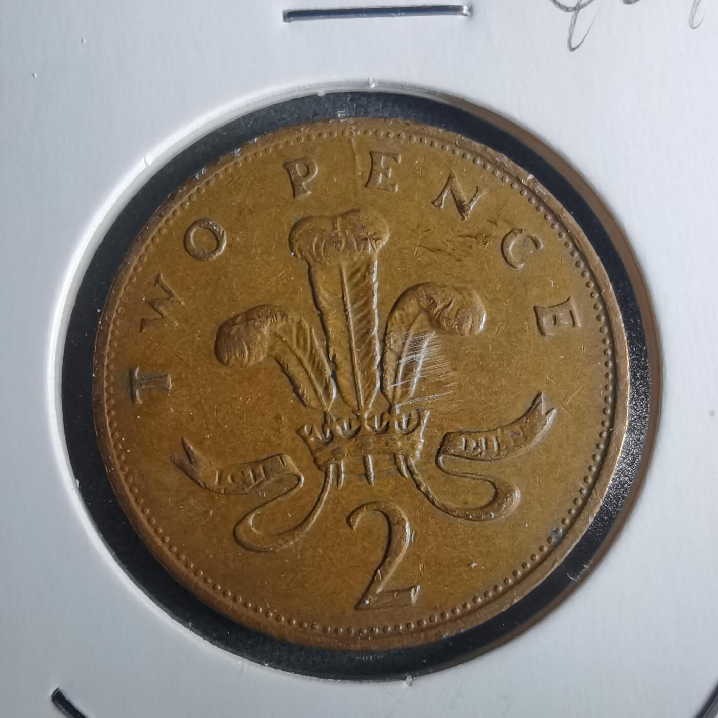 沼泽如烟--第946场 英国1989年2便士