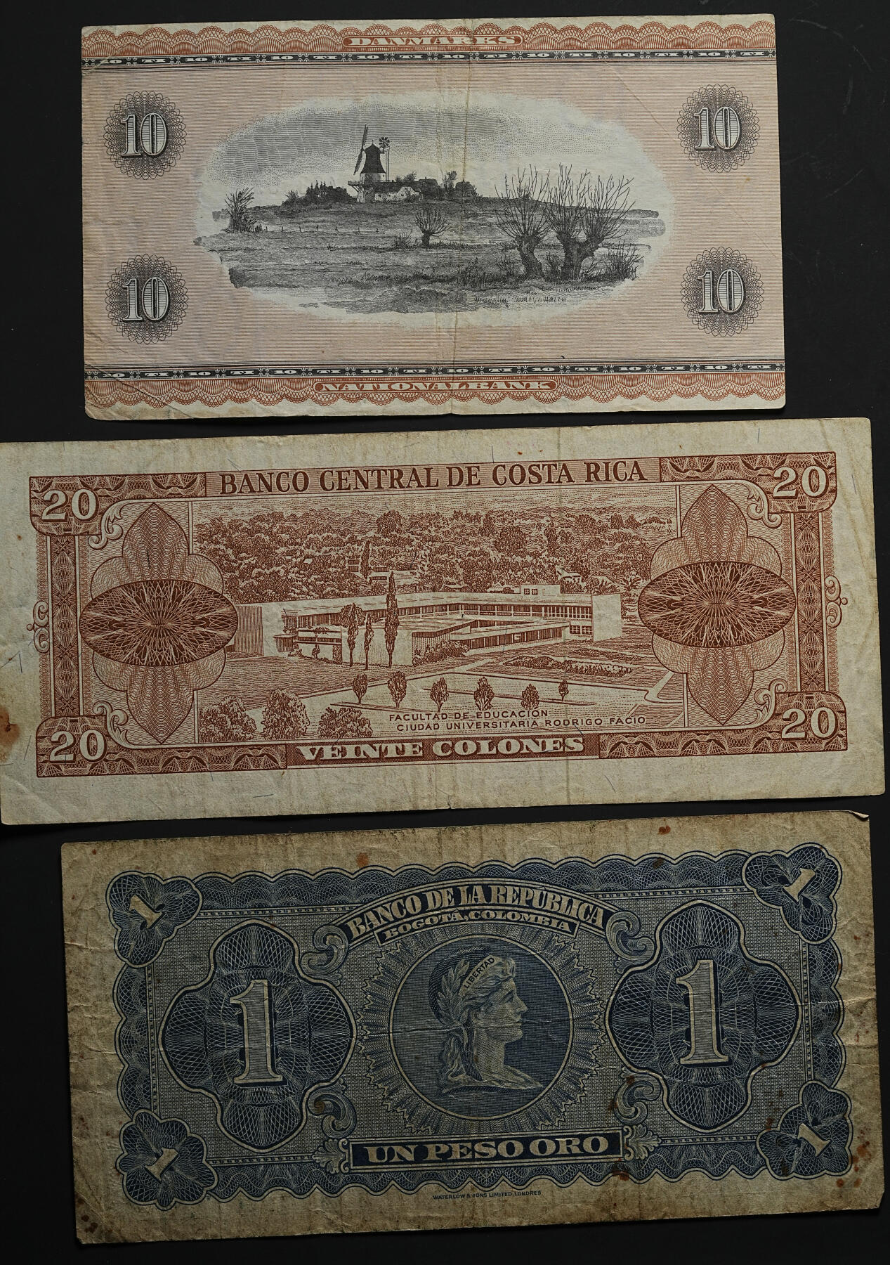 修遠堂世界钱币第九十九期 外国纸币17枚 流通品相