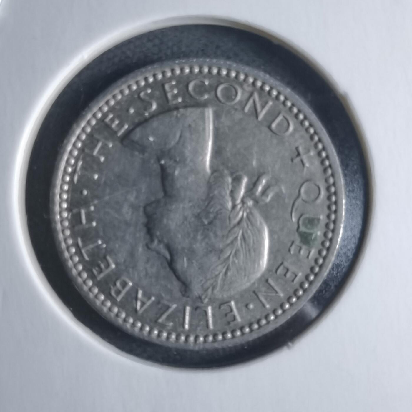 沼泽如烟--第946场 新西兰1964年6便士