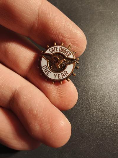 老王徽章第172期 - 美国安全委员会1年安全驾驶证章