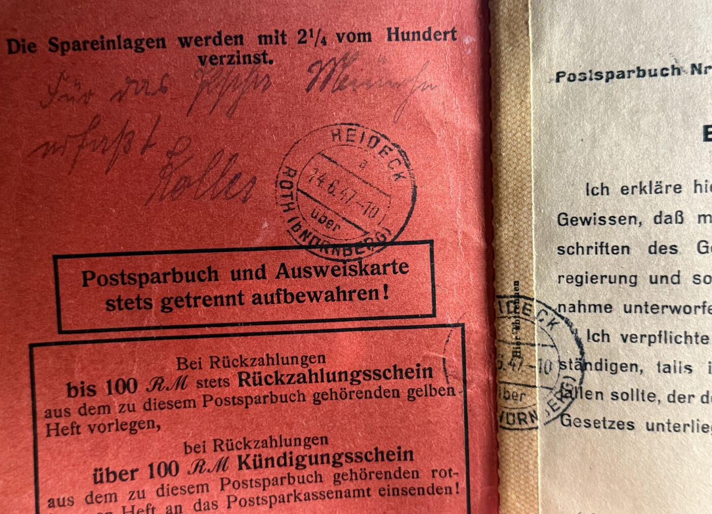 欢庆元旦！戎马世界章牌大赏第109期元旦大拍 铭记历史，珍爱和平！德国二战家庭储蓄本，拥有者埃里希．冯．登．巴赫ss上将，骑士铁十字获得者 东线镇压游击队总指挥，参与过镇压华沙起义
