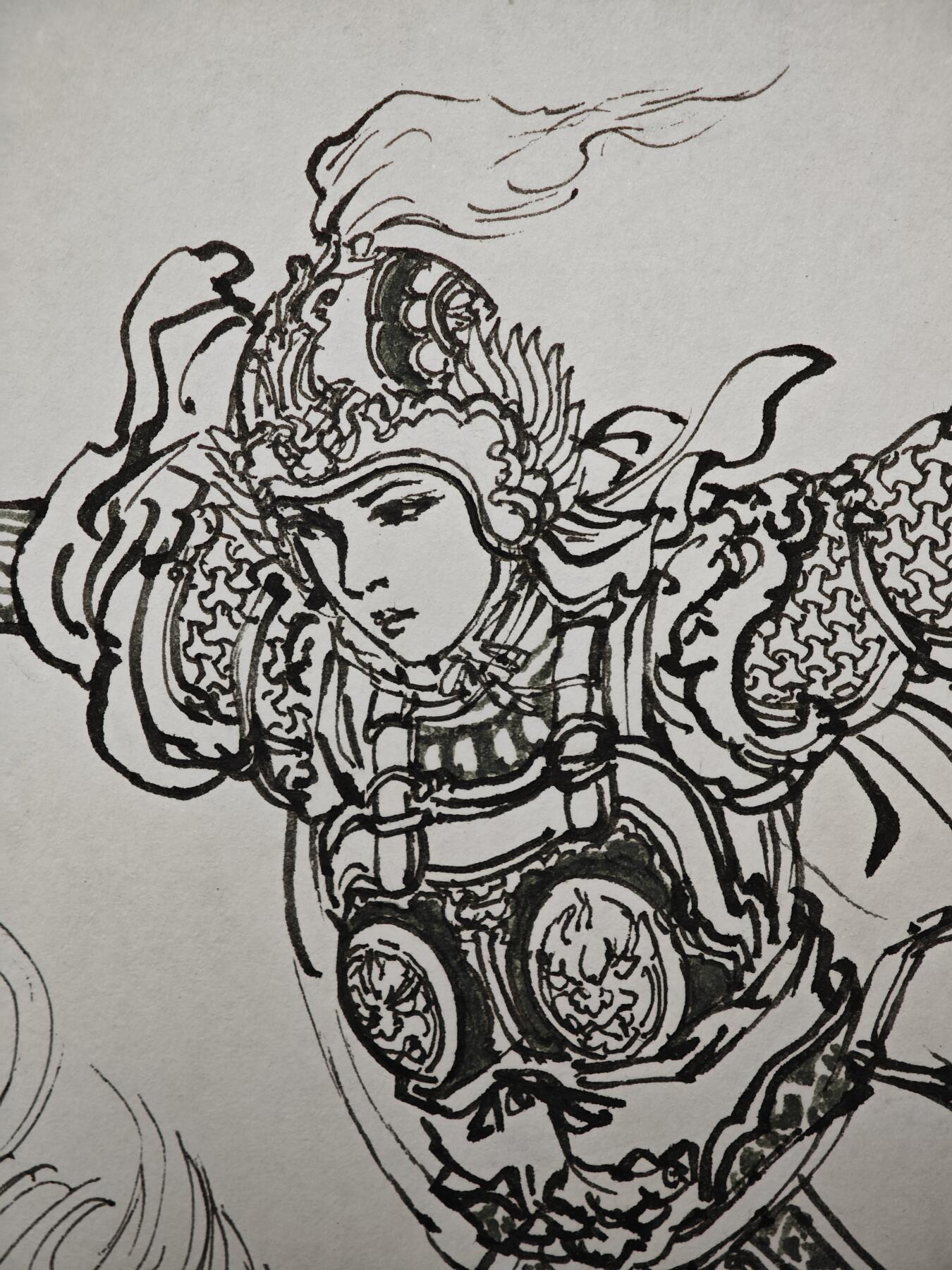 白泽拍卖卡牌手绘专场第30期（白金之夜 跨年大拍） 2021 胡洪手绘画 2张 扈三娘  胡洪亲签 钤印