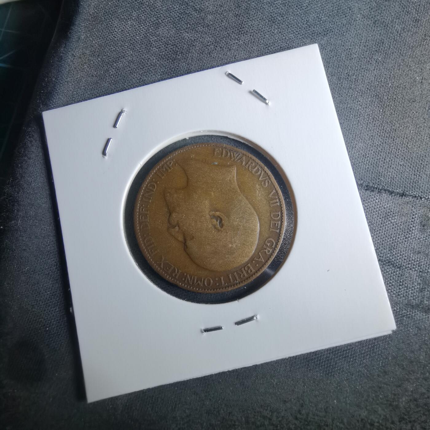 沼泽如烟--第946场 英国1909年半便士