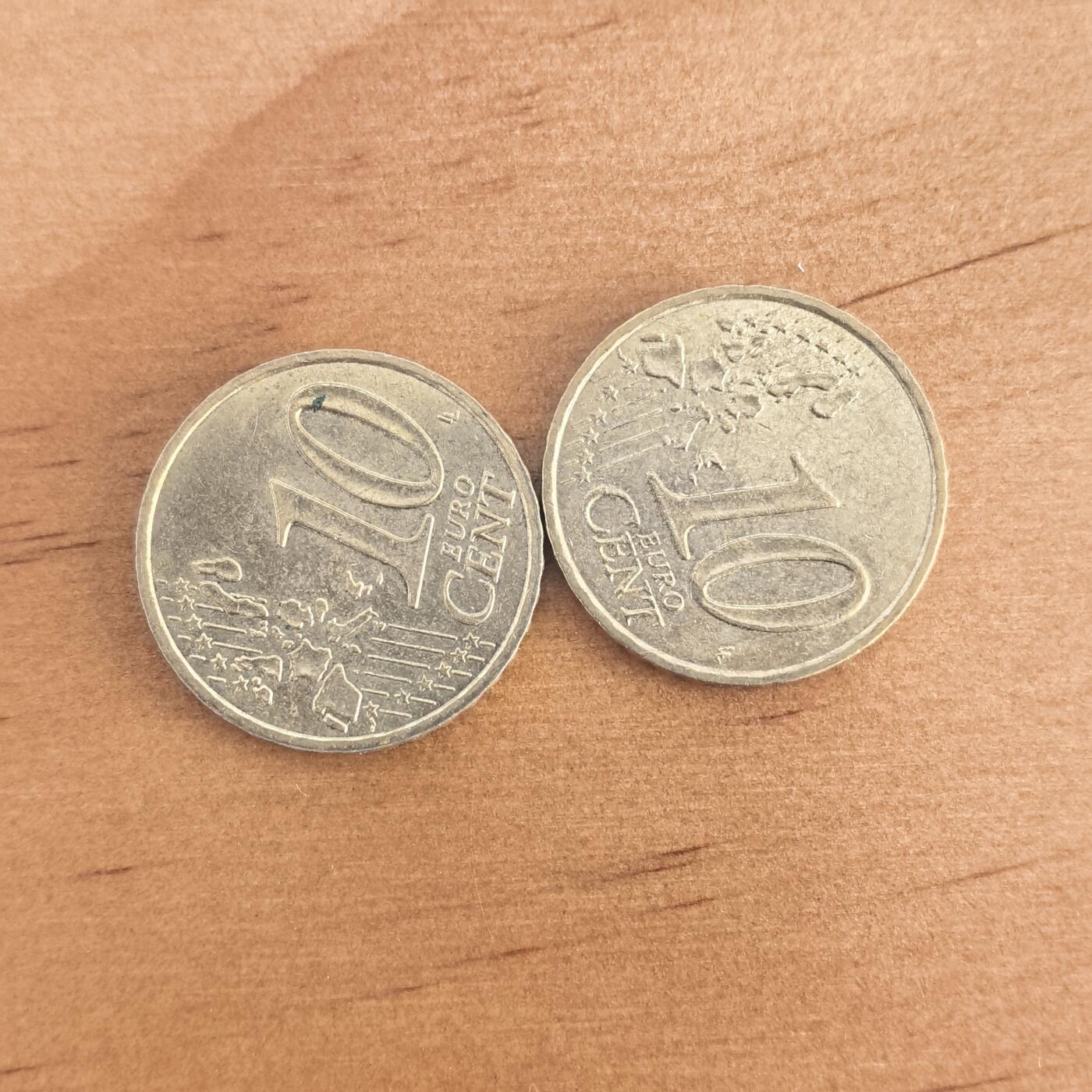 各国硬币第7期 无佣金 法国10殴分2枚