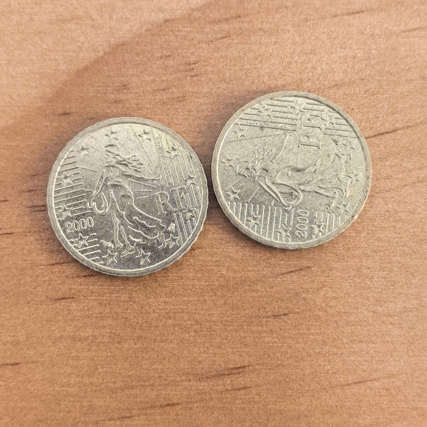 各国硬币第7期 无佣金 法国10殴分2枚