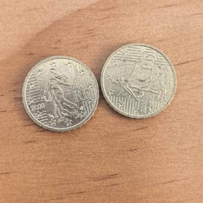 各国硬币第7期 无佣金 - 法国10殴分2枚