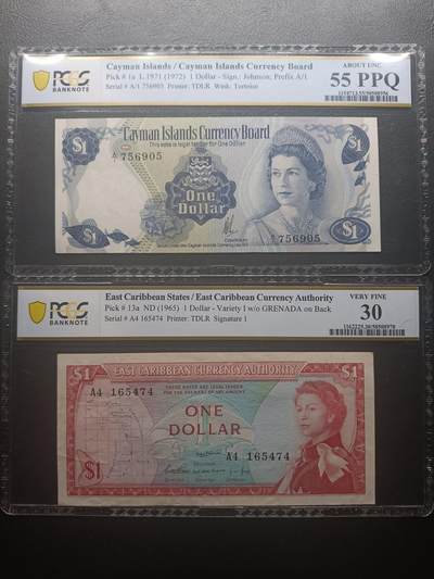 2025十二月第五期，总210期 - 加勒比地区评级钞批量两张