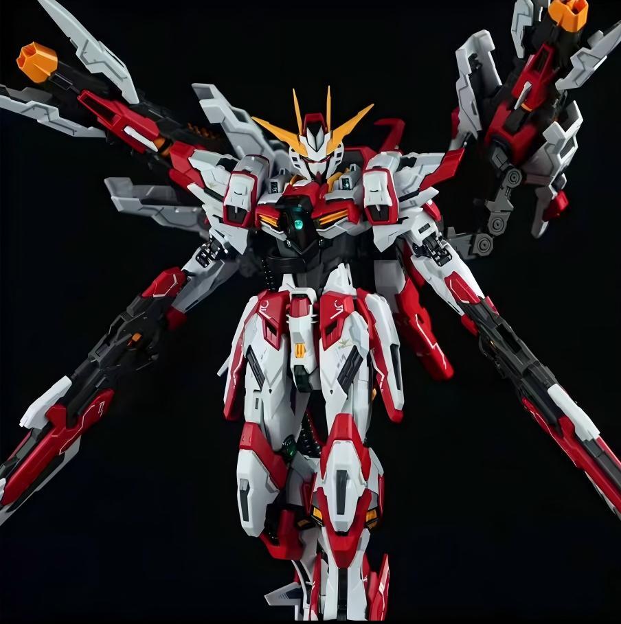 高达手办 初版带特典铁创 1/100 星恒 永恒裁决 合金骨架拼装模型双色外甲，全新未拼装！国创机甲系列，带原装盒说，板件齐全，细节丰富。