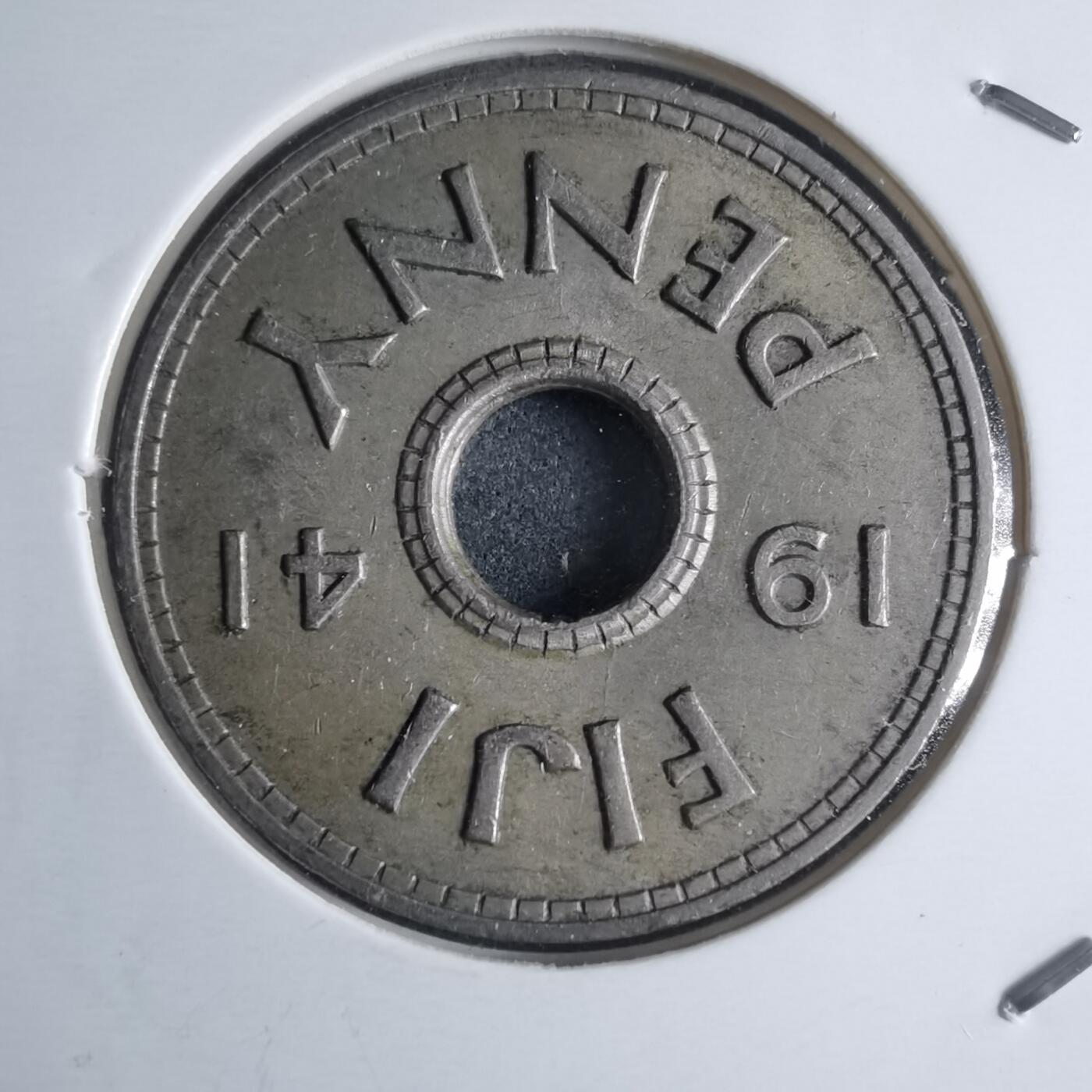 沼泽如烟--第946场 斐济1941年1便士