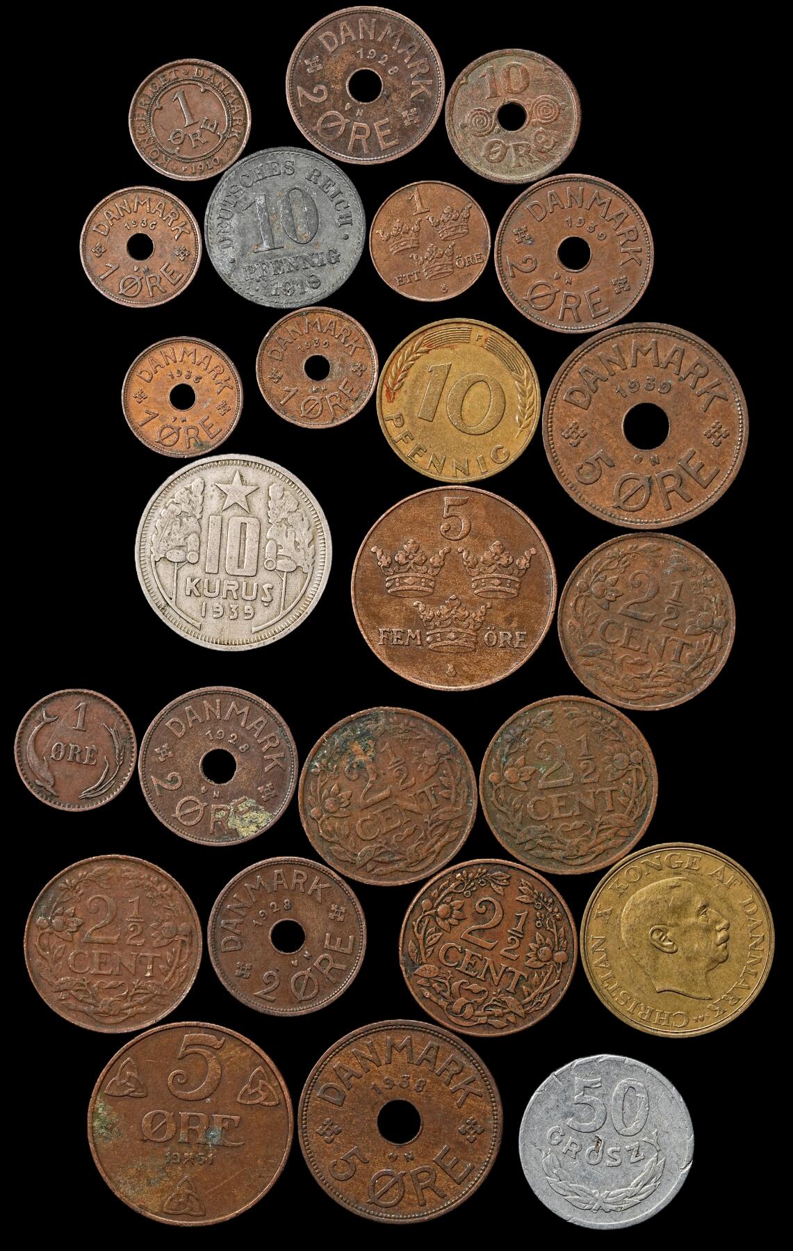 修遠堂世界钱币第九十九期 世界旧硬币第三组