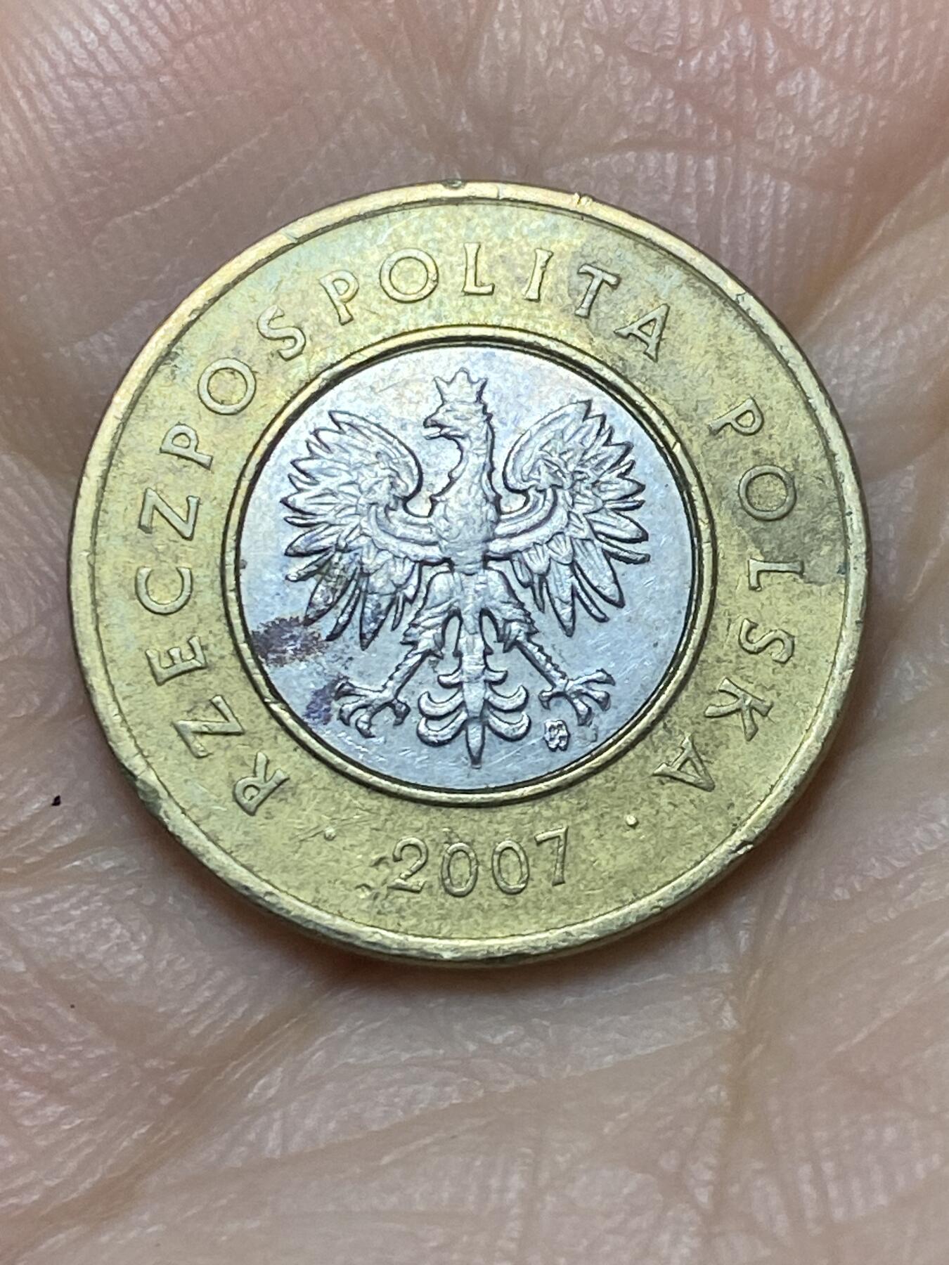 2025年第一百四十场(总第一百六十六场）外国好品散币场(免佣金) 波兰🇵🇱2007年2兹罗提