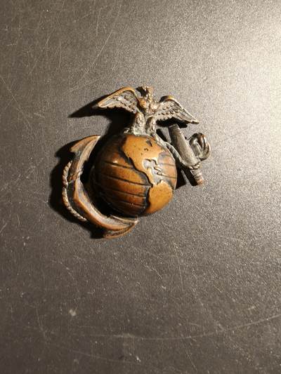 老王徽章第172期 - 美国海军陆战队大檐帽徽    低可视度版