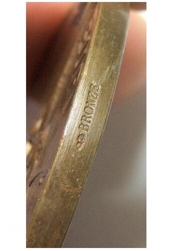 【旋风钱币】1月10日19:00准时开拍 精美欧洲币章、银币银章、第三帝国钱币等 全场包邮！ 【艺术】法国艺术大章1891年 女神+天使高浮雕精制超大铜章 60MM