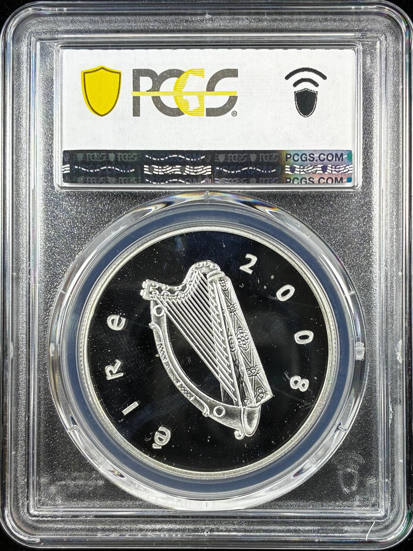 【雨安】【直播拍卖】【世界币章122期-评级币】2025-12-27 周六 19:30 保真 [评级欧元] Ireland 欧元 爱尔兰 10欧元 2008年 世界文化遗产迈克尔岩 PCGS-PR68DCAM 精制币