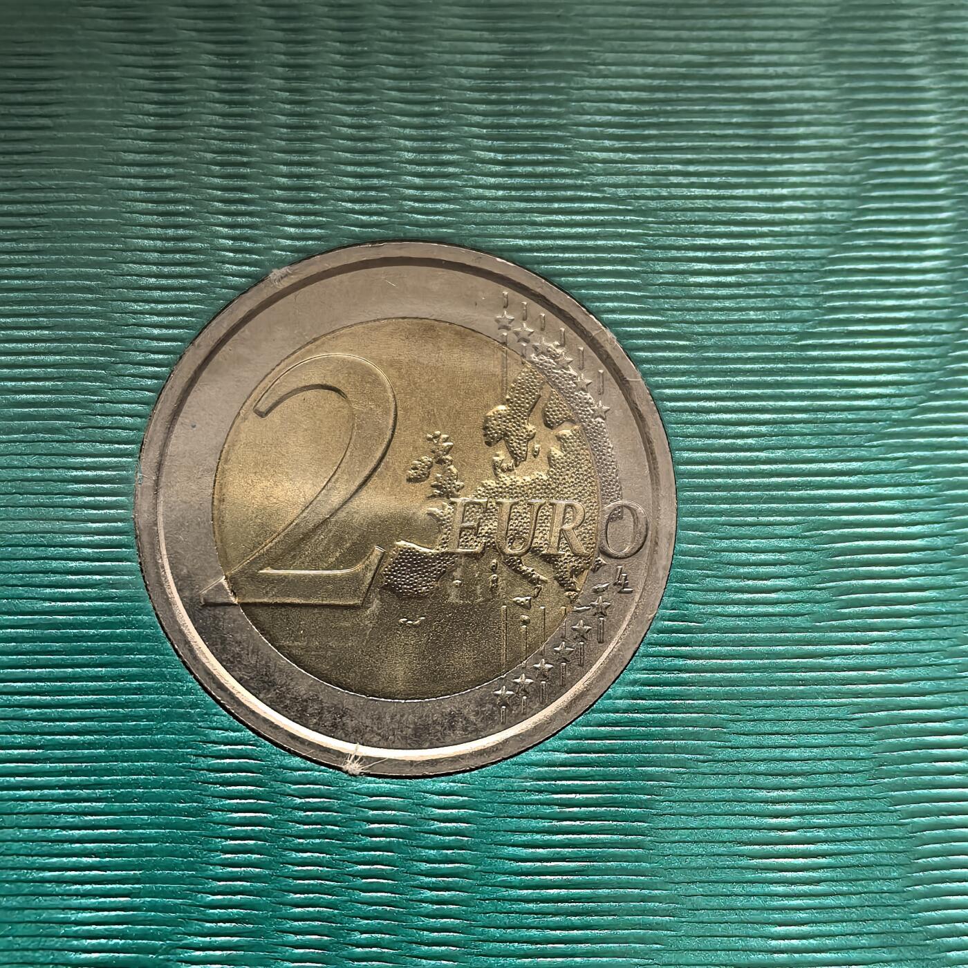 道一币馆币章第一百六十二场 原包装 梵蒂冈2013年第八次国际家庭年2欧元纪念币 89000