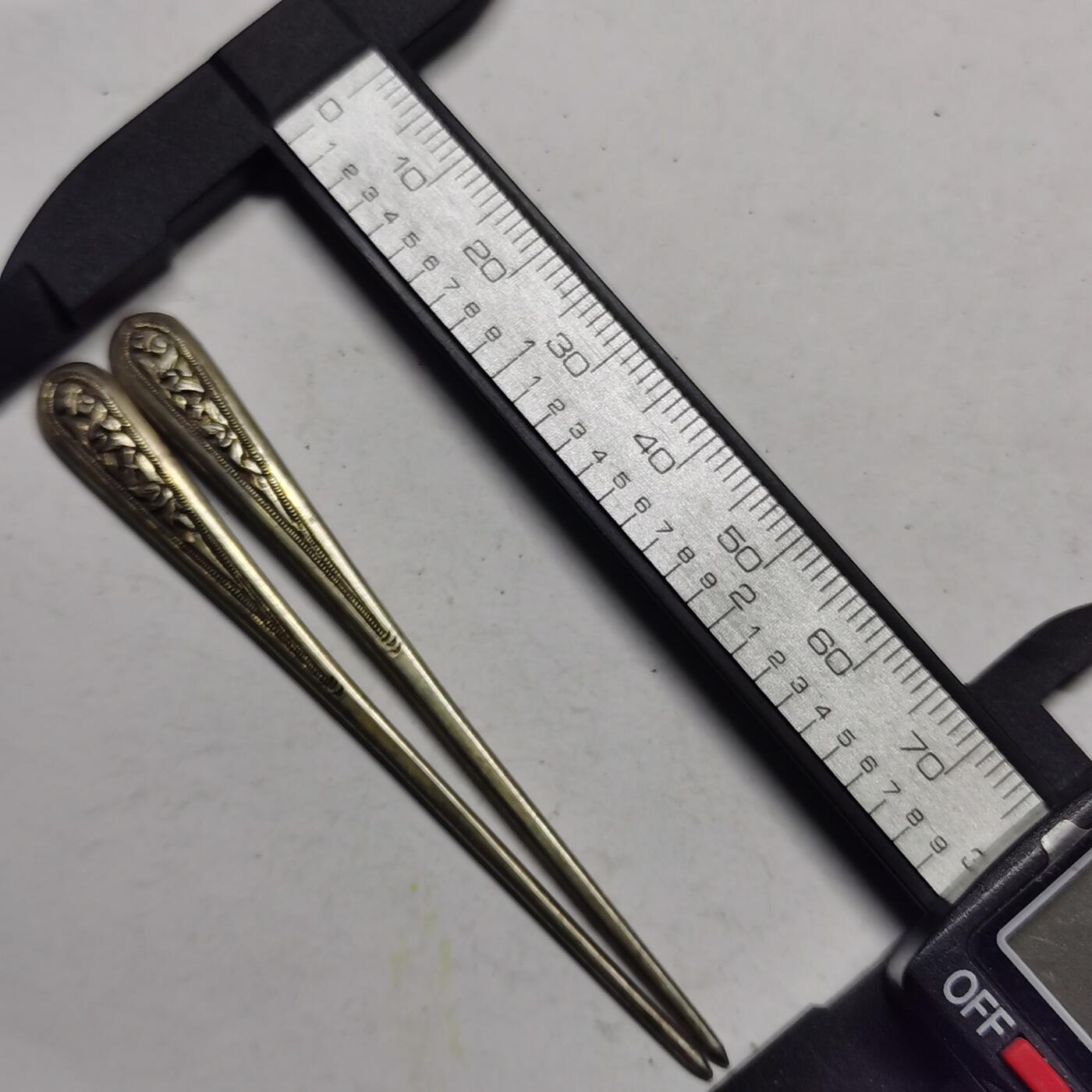 杂件专场90期 清代老银发簪