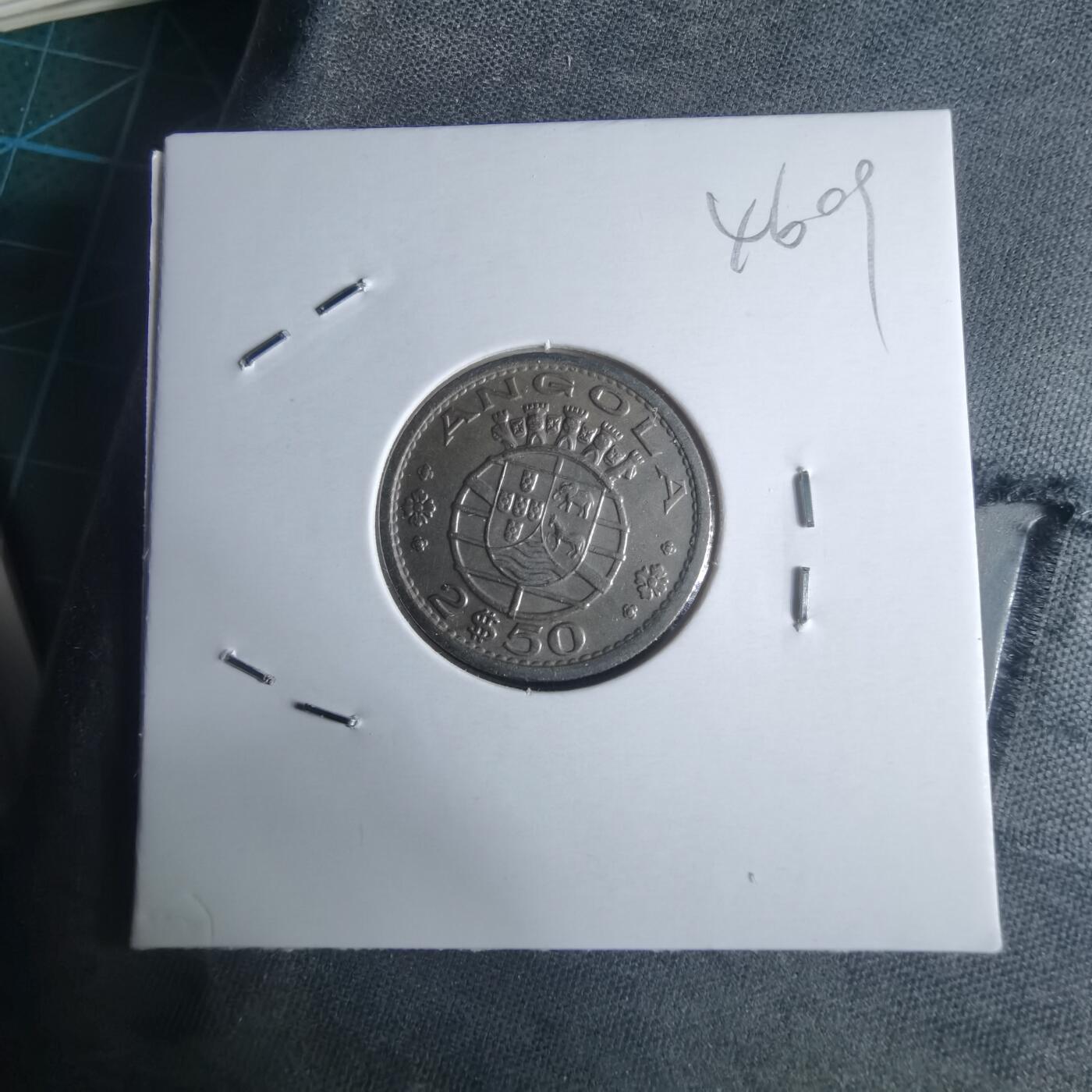 沼泽如烟--第946场 葡属安哥拉1967年2.5埃斯库多