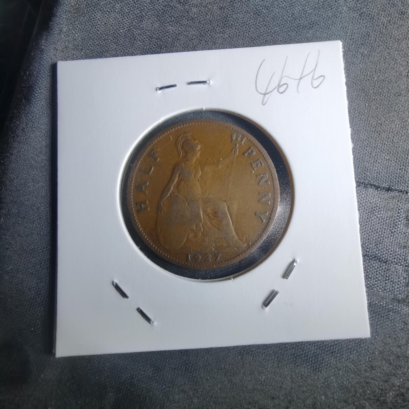 沼泽如烟--第946场 英国1927年半便士