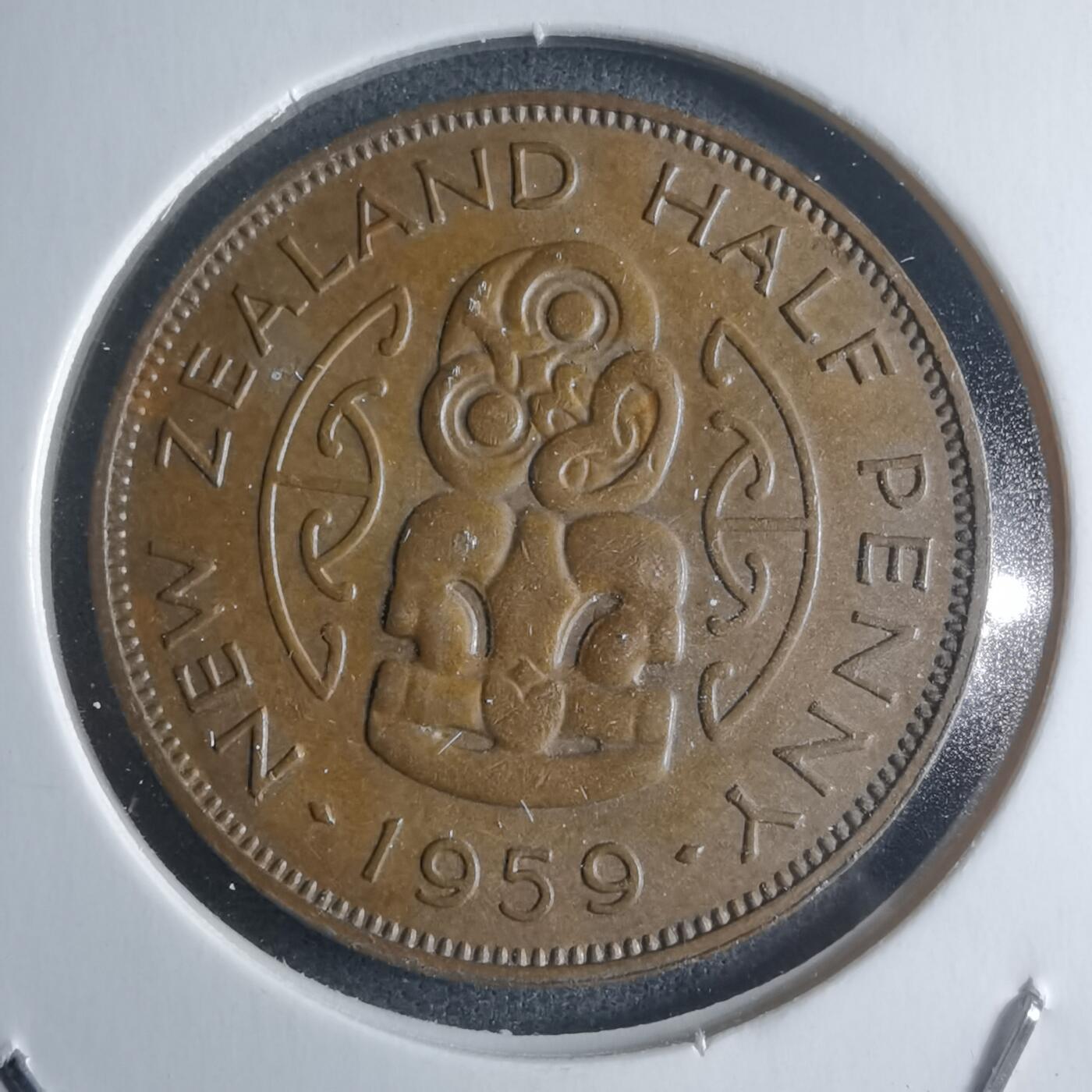 沼泽如烟--第946场 新西兰1959年半便士