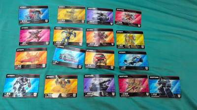 龙虎卡牌-六九场（无佣金，周六结拍，欢迎送拍） - 光栅卡17张不重复 卡游变形金刚 HR