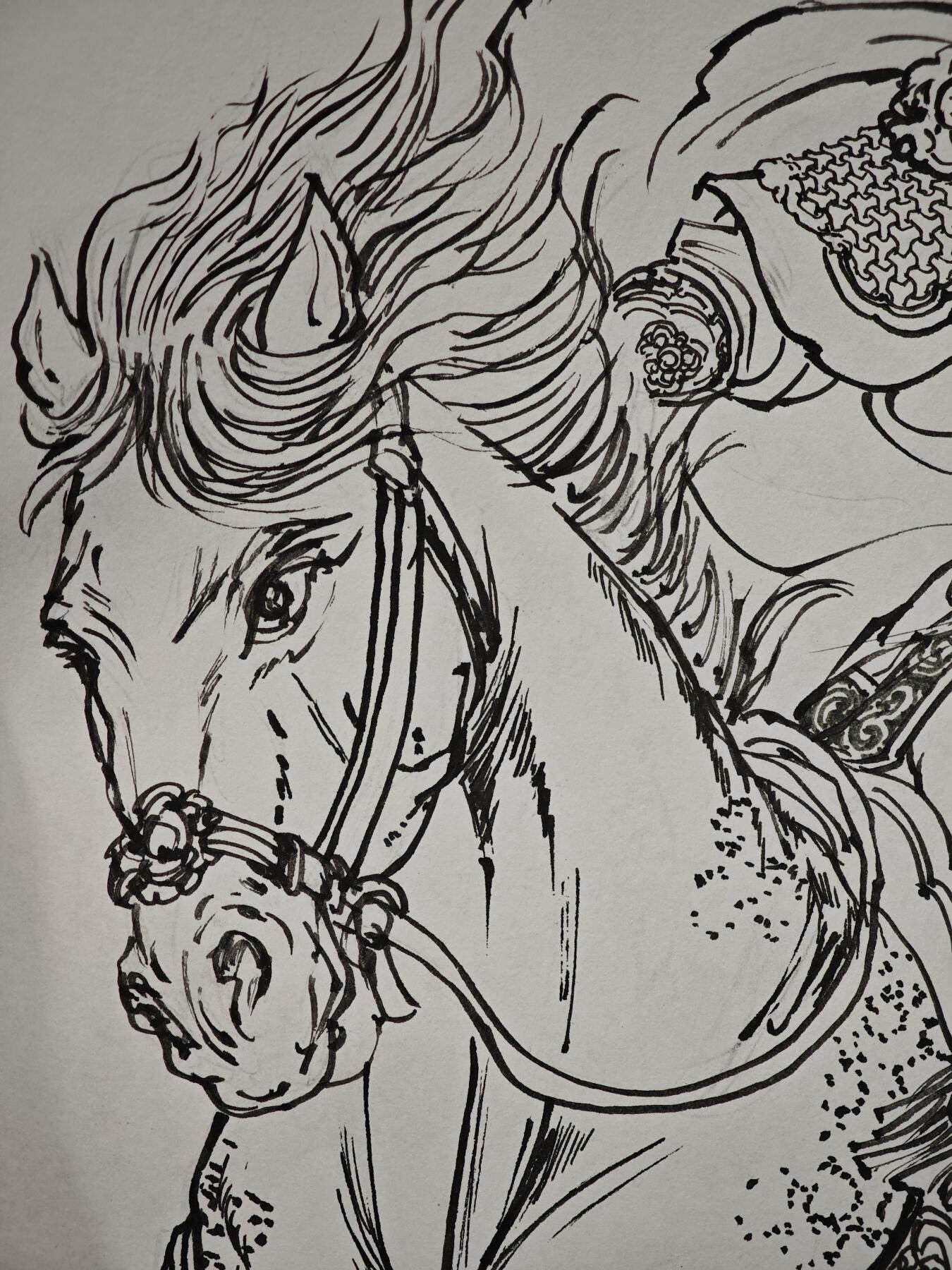 白泽拍卖卡牌手绘专场第30期（白金之夜 跨年大拍） 2021 胡洪手绘画 2张 扈三娘  胡洪亲签 钤印