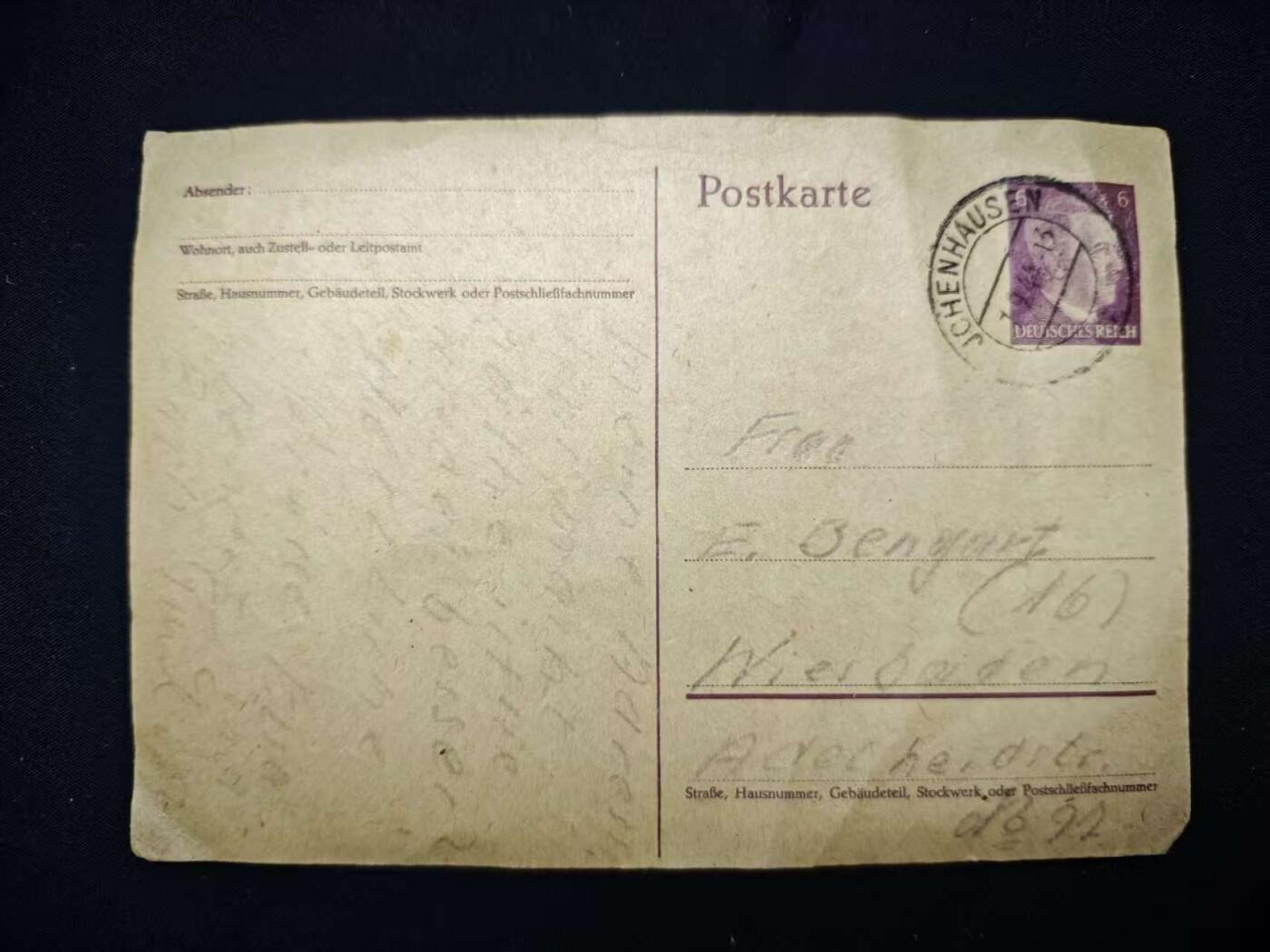 罗岚⭐爱藏⭐甄选专拍第三场-分享拍场赚佣（实体店在建中···） 德意志第三帝国明信片 E. Bengtzt女士关于战争避难的内容（详细在简介）