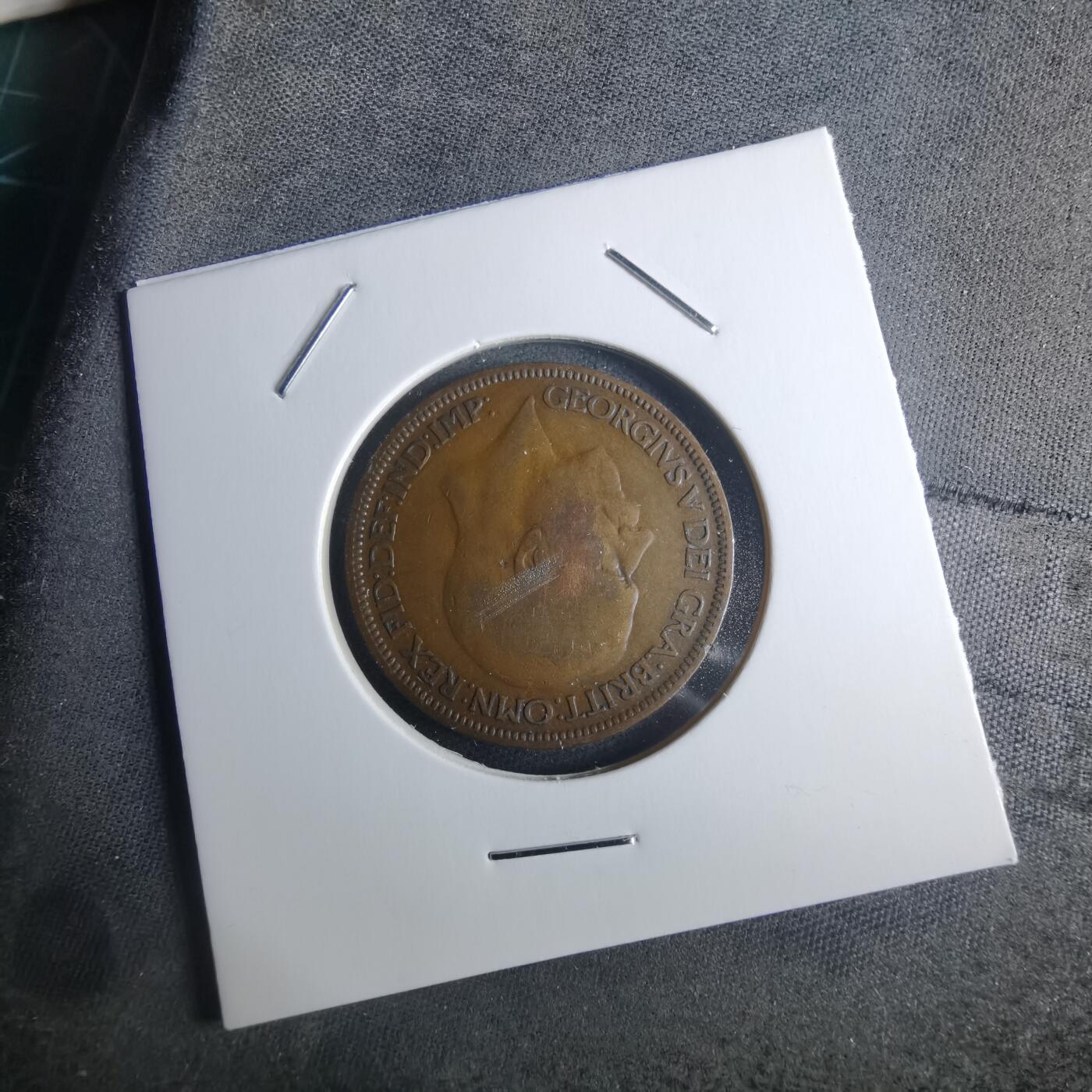 沼泽如烟--第946场 英国1927年半便士