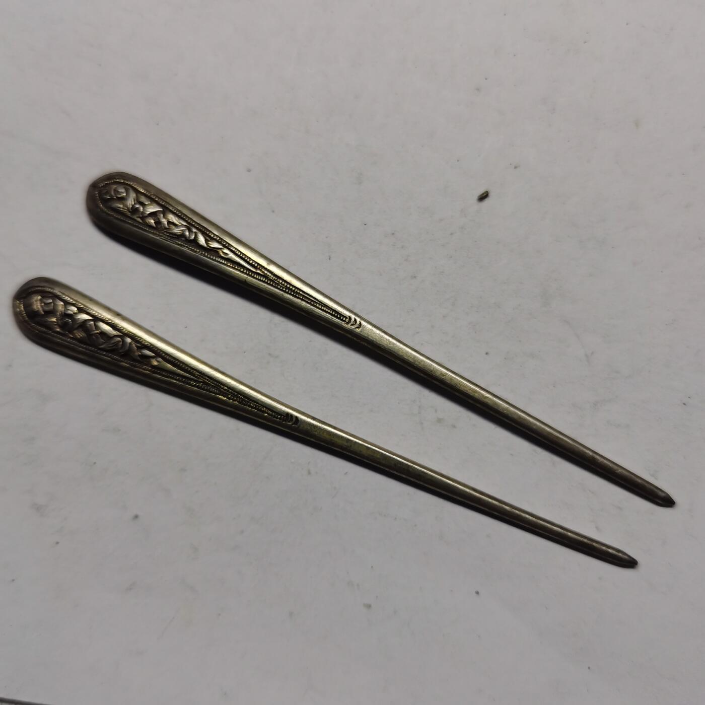 杂件专场90期 清代老银发簪