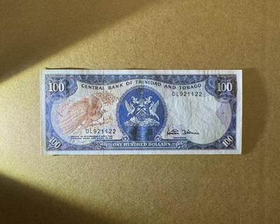 【Blue Auction】世界纸币精拍第768期——18级TOP拍卖/信誉/品质/专业/高效💫 - 【无47】特立尼达和多巴哥 100元 全新UNC