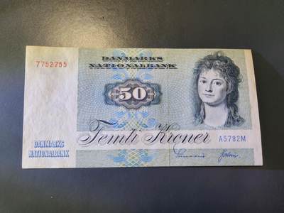 12月27号晚上8点 外国纸币自动截拍第77场 - 丹麦50几乎全新