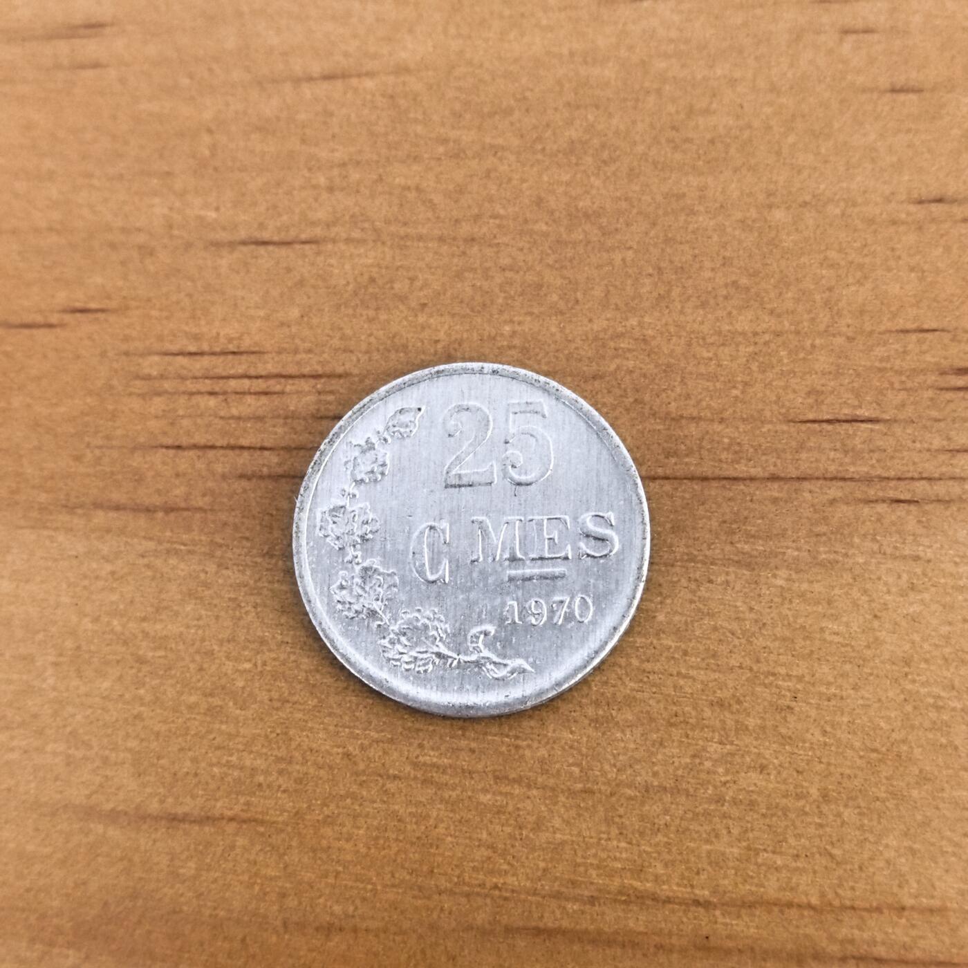 各国硬币第7期 无佣金 卢森堡25分