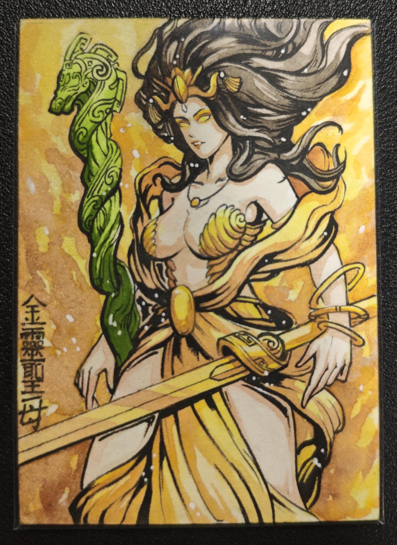 天玑星卡拍第155期《12.29年终场周一截拍》持续收拍收评中 满赠卡需备注 【手绘卡】Rubick 无当圣母 龟灵圣母 金灵圣母 火灵圣母 手绘卡 四张