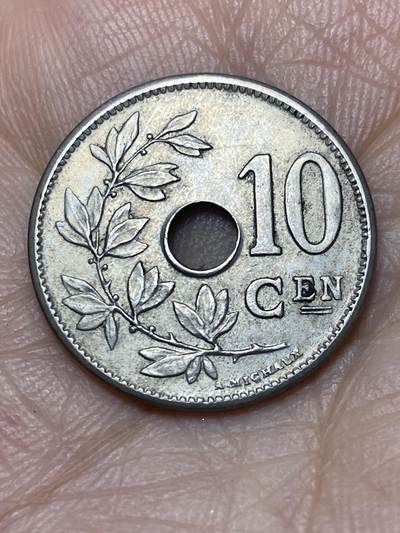 2025年第一百四十场(总第一百六十六场）外国好品散币场(免佣金) - 比利时🇧🇪1905年10分(利奥波德二世，荷语版)