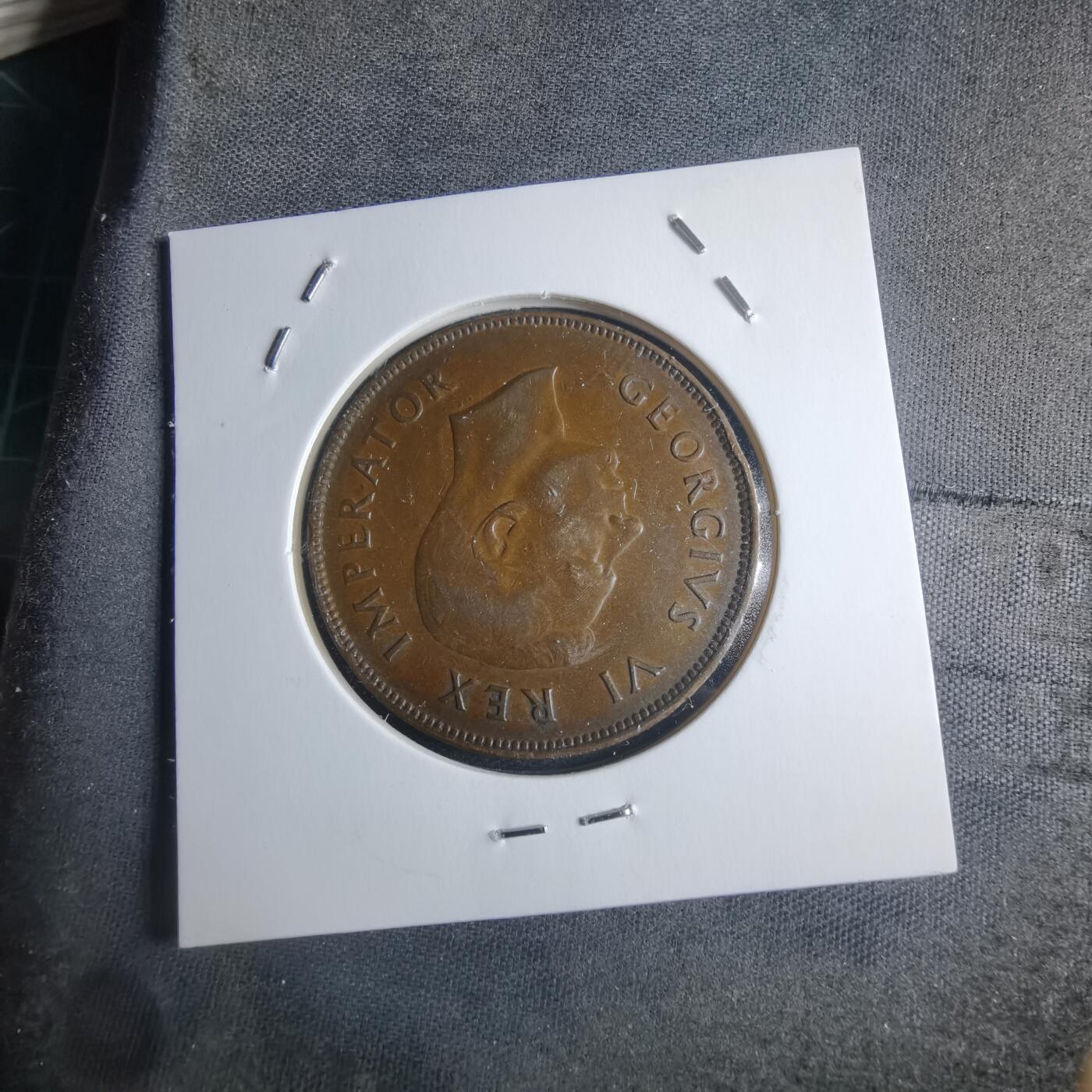 沼泽如烟--第946场 南非1941年1便士