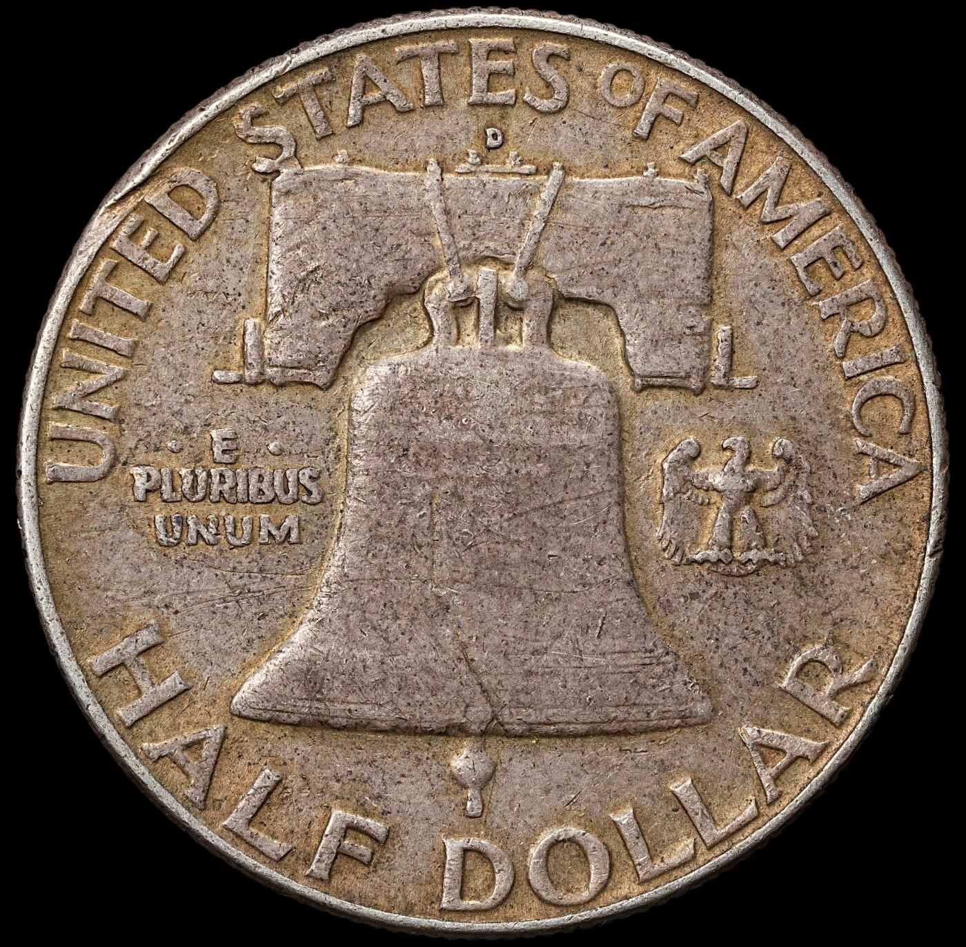 修遠堂世界钱币第九十九期 1962年富兰克林50美分银币 12.49g，含银90%