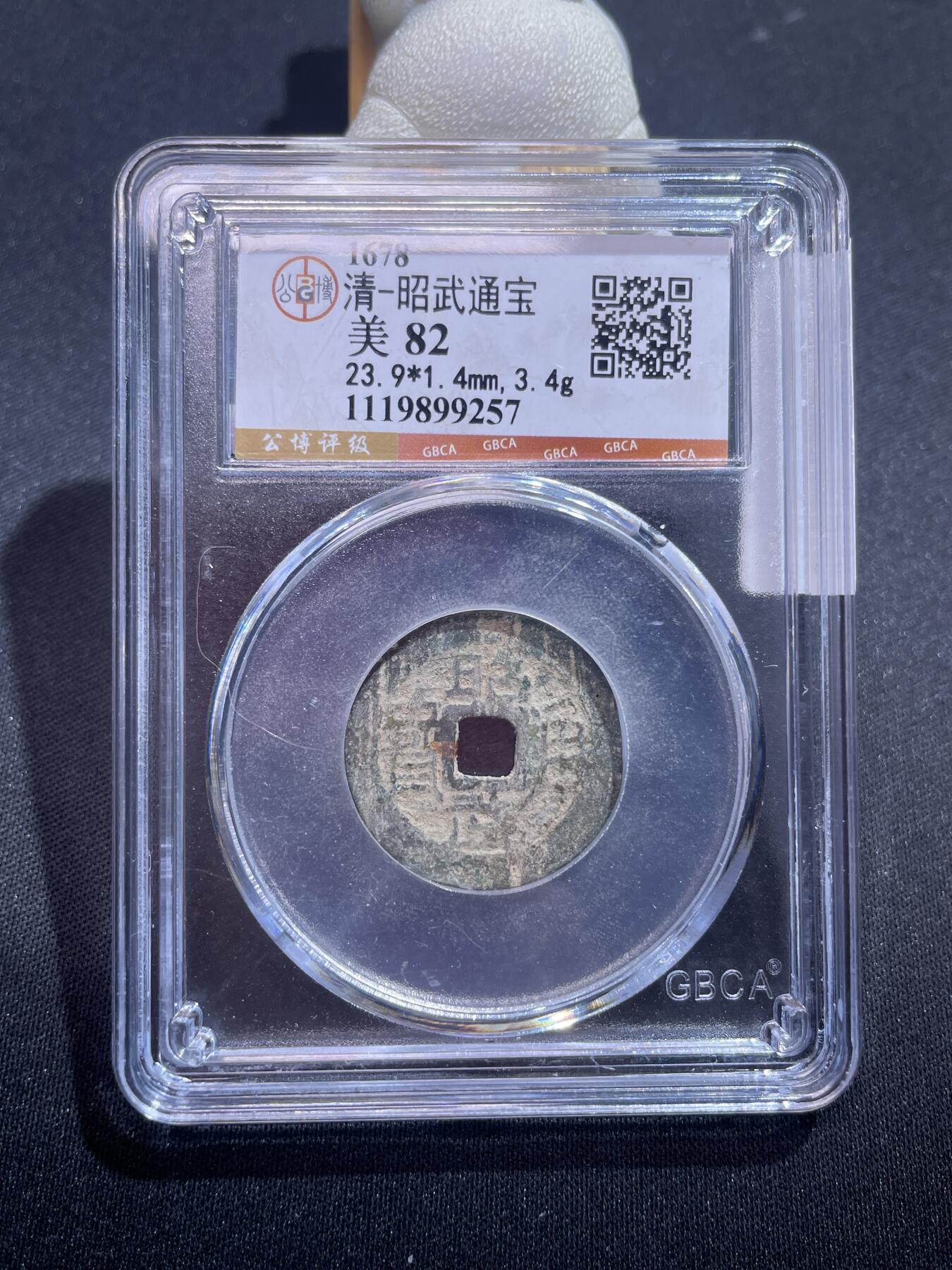 捡漏专场 清-昭武通宝