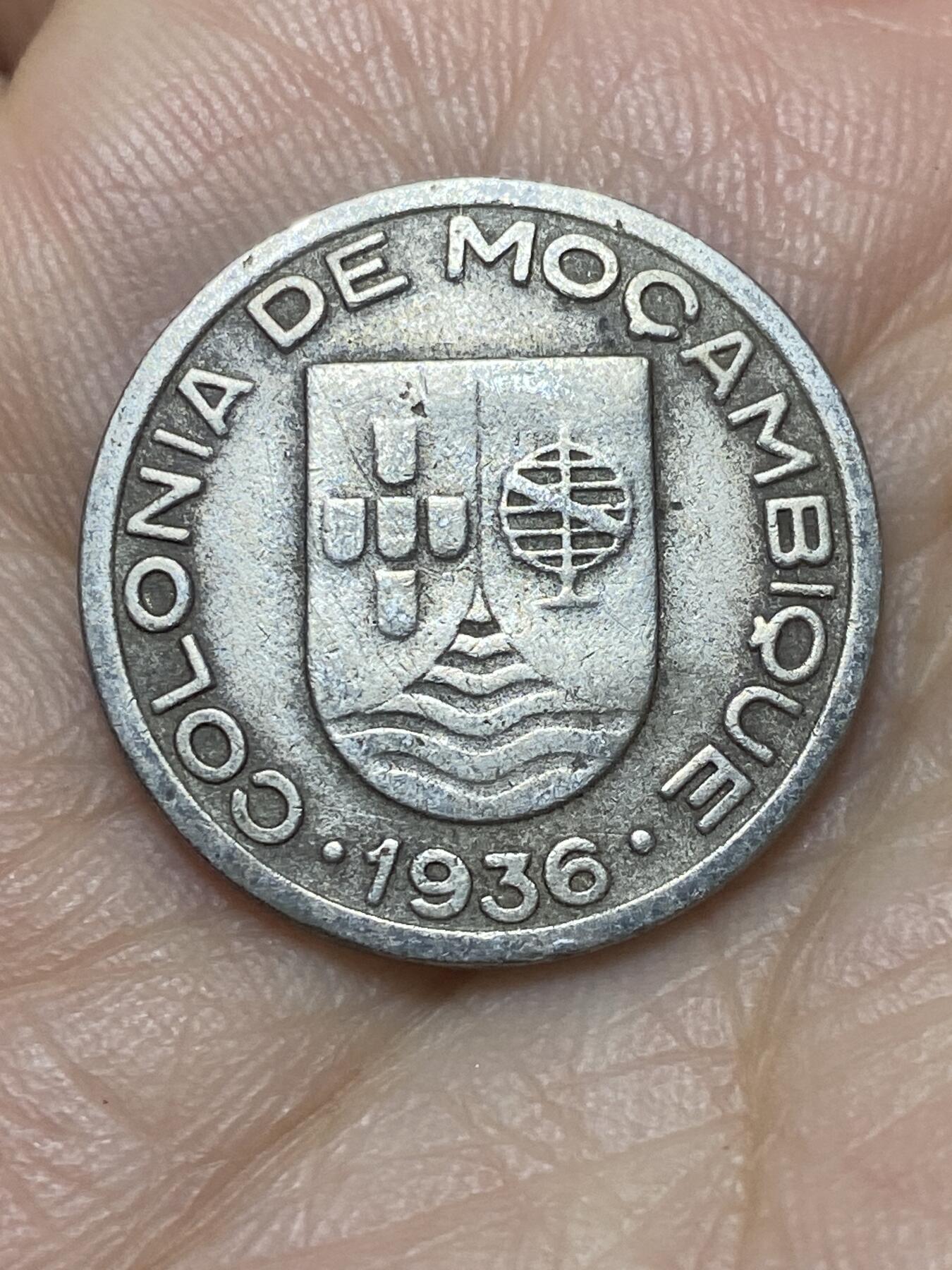 2025年第一百四十场(总第一百六十六场）外国好品散币场(免佣金) 稀少–葡属莫桑比克1936年50分(葡萄牙殖民地时期第一套)