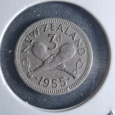 沼泽如烟--第946场 - 新西兰1955年3便士