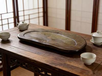 零元拍： 金丝楠 茶盘，尺寸约420/220/33MM，满果香，满金丝满水波，未上漆上蜡 - 零元拍： 金丝楠 茶盘，尺寸约420/220/33MM，满果香，满金丝满水波，未上漆上蜡