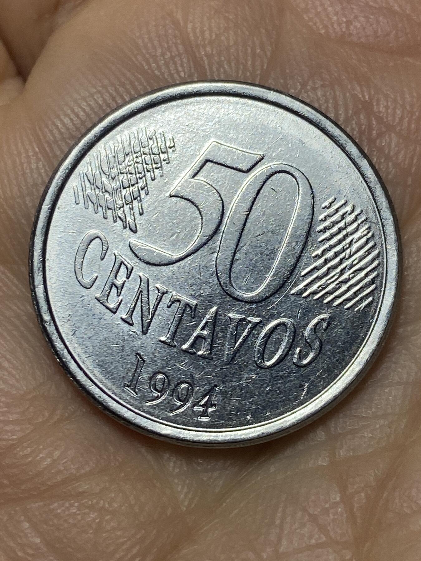 2025年第一百四十场(总第一百六十六场）外国好品散币场(免佣金) 巴西🇧🇷1994年50分