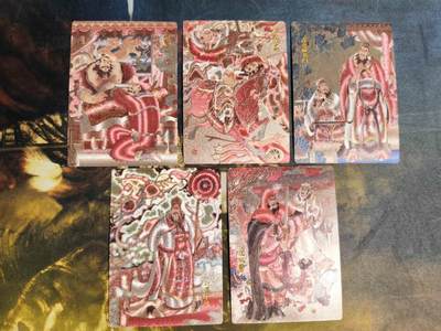 阳大大卡牌拍卖第89期（持续收拍品，周五晚上九点截拍，进群福利早知道） - 【套卡】昆仑万象 陈岱青 曹操故事5张