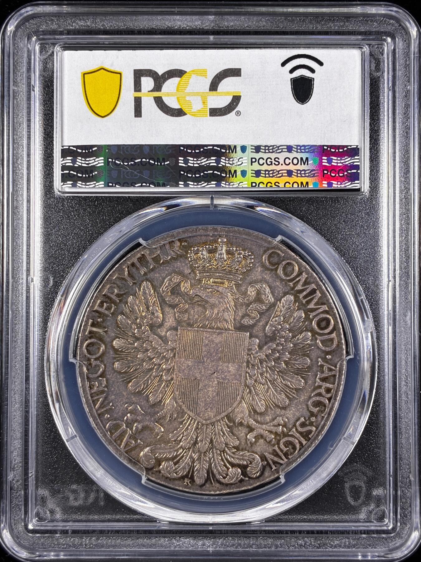 【雨安】【直播拍卖】【世界币章122期-评级币】2025-12-27 周六 19:30 保真 [评级非洲] Eritrea 厄立特里亚 Tallero 1918年  PCGS-MS63 原味欧洲淡美包浆