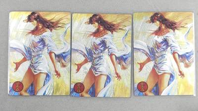 龙虎卡牌-六九场（无佣金，周六结拍，欢迎送拍） - 粗闪3张 奇点 天龙八部刀白凤三宫