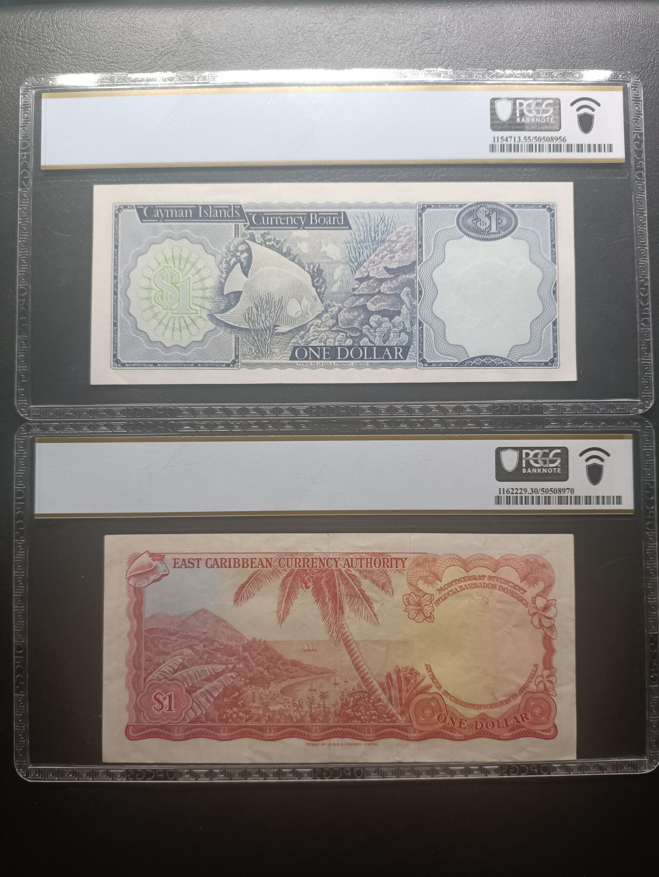 2025十二月第五期，总210期 加勒比地区评级钞批量两张