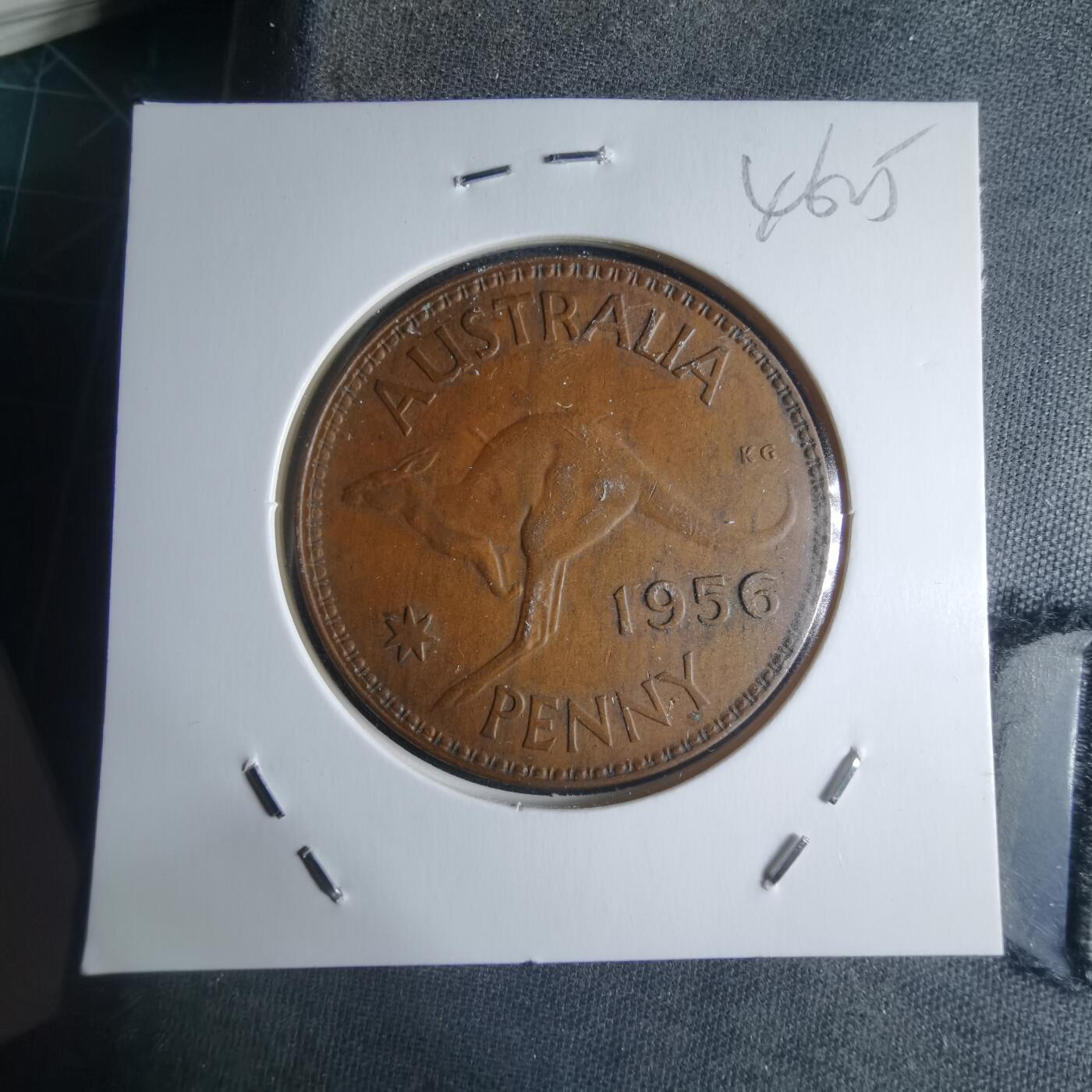 沼泽如烟--第946场 澳大利亚1956年1便士